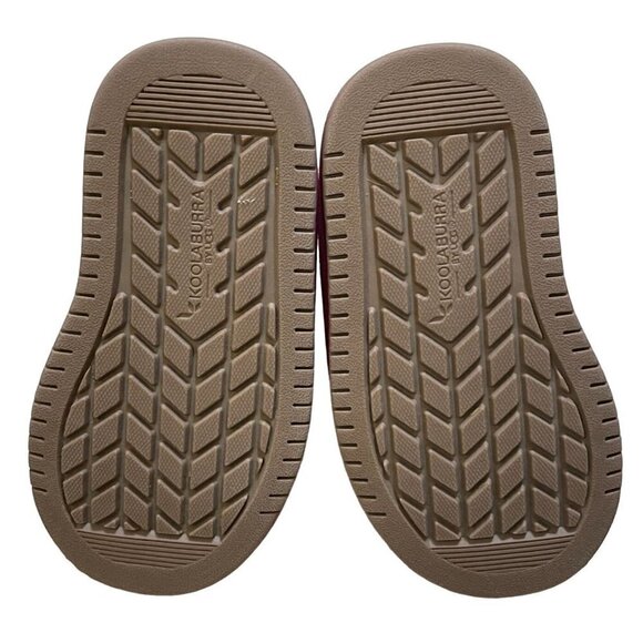 Koolaburra by Ugg Toddler Suede Winter Boot Slip On Sherpa Lined Pink Size 6 - Picture 8 of 9